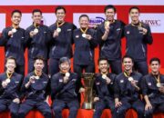 Indonesia Hat-trick Juara Bulutangkis Beregu Asia