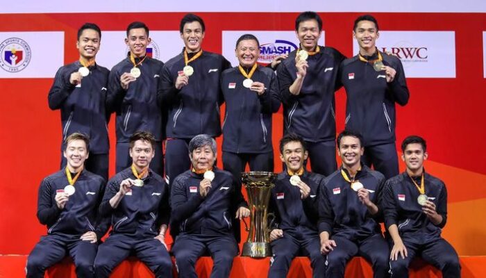 Indonesia Hat-trick Juara Bulutangkis Beregu Asia