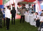 Presiden Tinjau Vaksinasi Kolaborasi Kebangsaan Bagi Para Pelajar