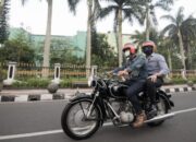 Naik Motor Bareng Ridwan Kamil, Canda AHY: Kang Emil Sesuai Aplikasi Ya