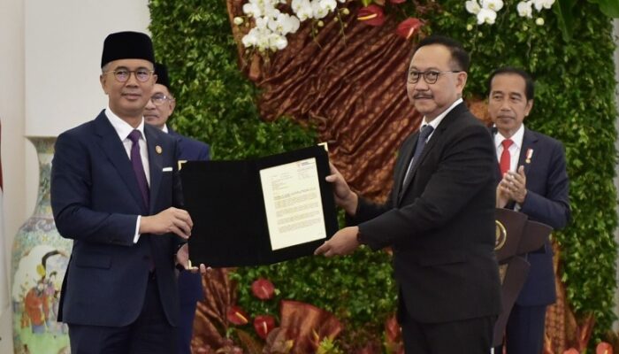 Presiden Jokowi dan PM Anwar Ibrahim Saksikan Penyerahan LoI IKN Nusantara