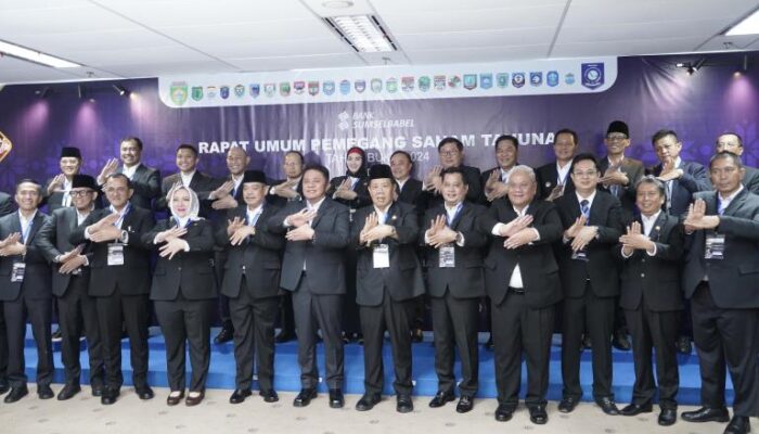 Bupati Muba HM Toha Hadiri RUPS Bank Sumsel Babel