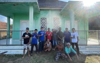 Wujud Nyata Semangat Gotong Royong, DPC Demokrat Muba Gelar Kerja Bakti